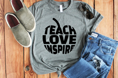 Teach Love Inspire | Teacher SVG Design SVG CraftLabSVG 