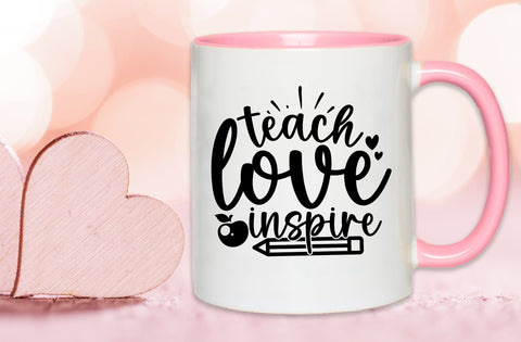 Teach love inspire, teacher svg designs SVG MD mominul islam 