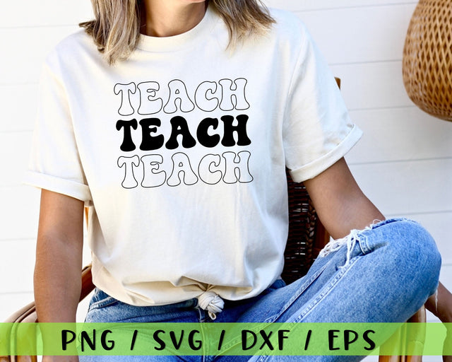 Teach svg design, teach svg cut file, teach retro svg SVG MD mominul islam 