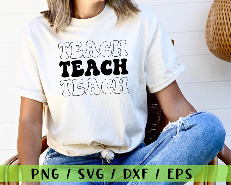 Teach svg design, teach svg cut file, teach retro svg SVG MD mominul islam 