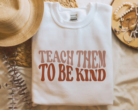 Teach Them To Be Kind SVG Bundle, 4 Designs, Teacher Appreciation SVG, Teacher Rainbow SVG, Teacher Quotes SVG, Teacher Life SVG SVG HappyDesignStudio 