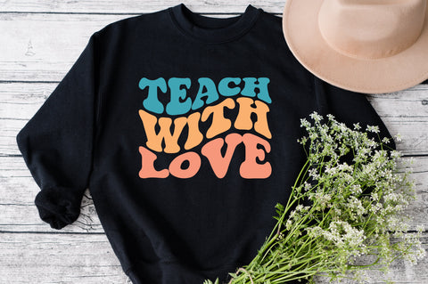 Teach With Love SVG PNG, Teacher Life Svg, Teacher Quotes Svg, Made To Teach Svg, Teacher Love Svg, Teacher Appreciation Svg, Teach Svg SVG Fauz 