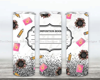 Teacher 20 oz Skinny Tumbler, Teacher Tumbler Sublimation Design, Teacher Wrap, Teacher Life PNG Instant Download Sublimation ToriDesigns 