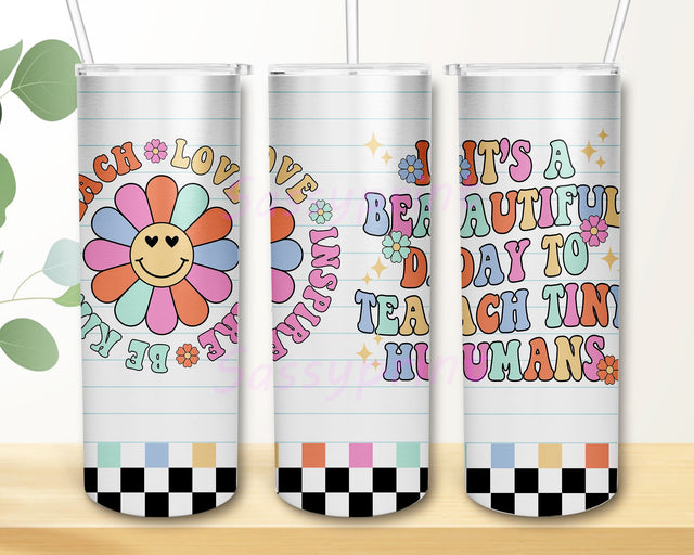 Teacher 20oz Skinny Tumbler Sublimation Designs, Teacher PNG File Digital Download, Teacher life PNG, Teacher tumbler Png Sublimation sassyprint 