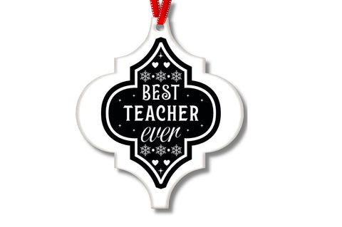 Teacher Arabesque Ornament Bundle SVG DESIGNISTIC 