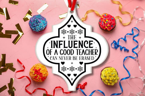 Teacher Arabesque Ornament Bundle SVG DESIGNISTIC 