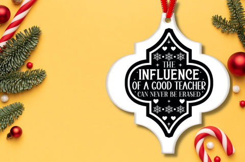 Teacher Arabesque Ornament Bundle SVG DESIGNISTIC 