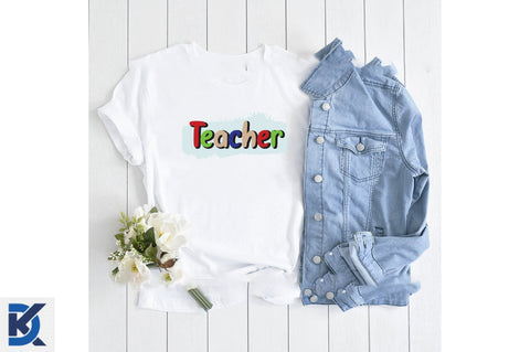 Teacher - Back to School Sublimation PNG Sublimation SVGista 