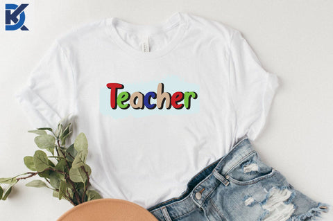 Teacher - Back to School Sublimation PNG Sublimation SVGista 
