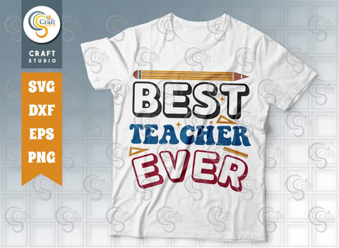 Teacher Bundle Vol-02, Teacher Vibes, Best Teacher Ever, Thanks You Teacher, Thanks For Helping Me Learn, Favorite Teacher, Teacher Quote SVG ETC Craft 