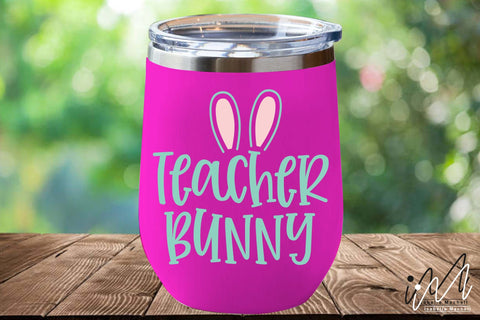 Teacher bunny svg, Easter teacher svg SVG Isabella Machell 