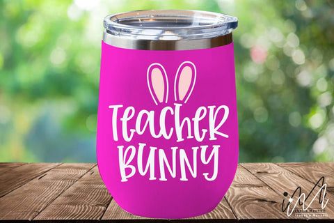 Teacher bunny svg, Easter teacher svg SVG Isabella Machell 