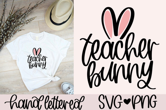 Teacher bunny SVG SVG AnitaAlyiaLettering 