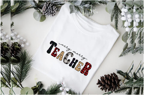Teacher Christmas Sublimation Sublimation Jagonath Roy 