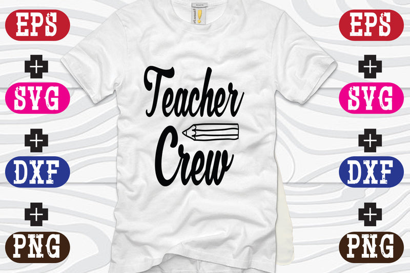 Teacher Crew SVG Nurstore 