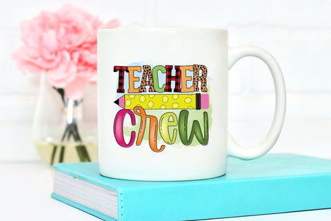 Teacher Crew, Teacher Sublimation Design Sublimation CraftLabSVG 