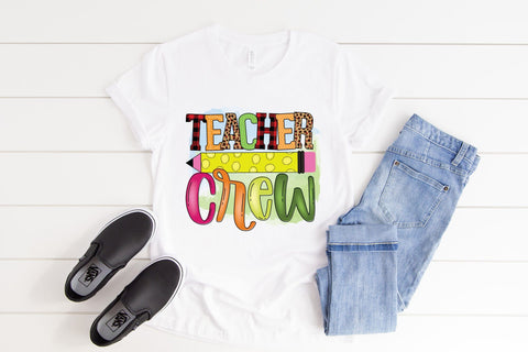 Teacher Crew, Teacher Sublimation Design Sublimation CraftLabSVG 
