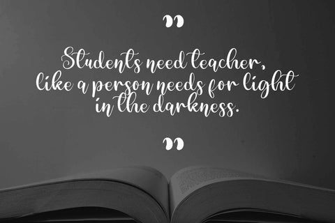 Teacher Font LetterdayStudio 