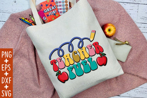 Teacher Fuel SVG Cricut Files SVG Rupkotha 