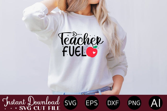 Teacher Fuel SVG designmaster24 