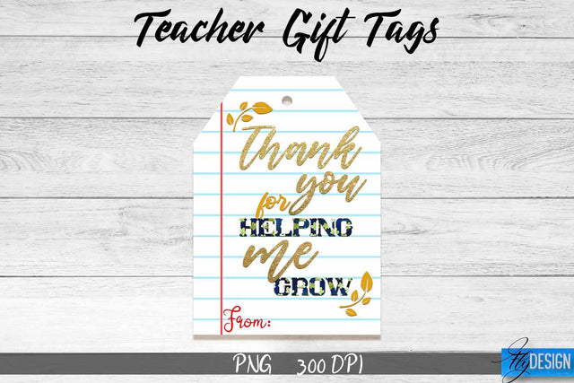 Teacher Gift Tag Sublimation | Teacher Tag PNG Design | Gift Label Sublimation Fly Design 