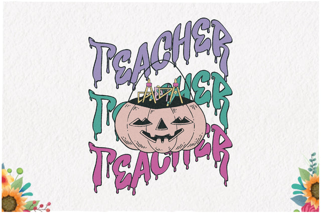 Teacher Halloween Sublimation Sublimation Jagonath Roy 