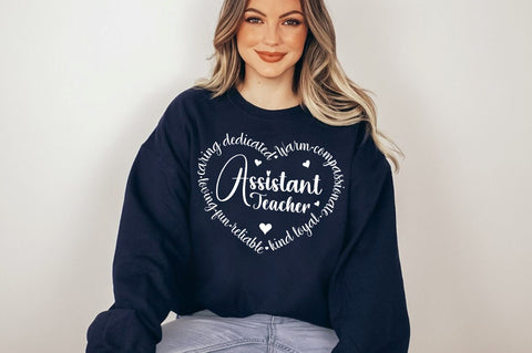 Teacher Heart Shape SVG Bundle SVG DESIGNS DARK 