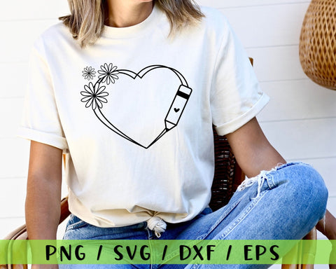 Teacher Heart Svg, Png, Jpg, Dxf, Teacher Cut File, Monogram Frame Svg, First Day Of School Svg, Back To School Svg, Silhouette, Cricut SVG MD mominul islam 