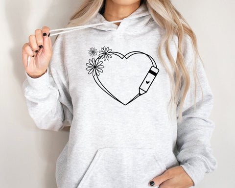 Teacher Heart Svg, Png, Jpg, Dxf, Teacher Cut File, Monogram Frame Svg, First Day Of School Svg, Back To School Svg, Silhouette, Cricut SVG MD mominul islam 