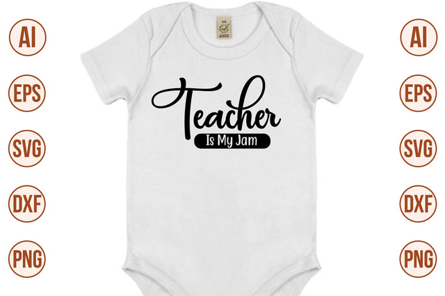 teacher is my jam SVG SVG nirmal108roy 