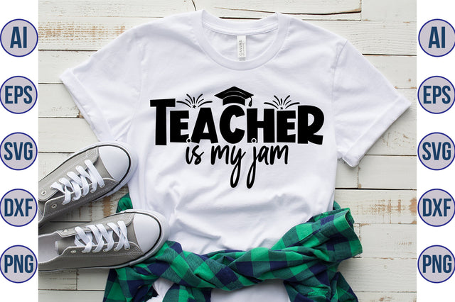 teacher is my jam SVG SVG orpitasn 