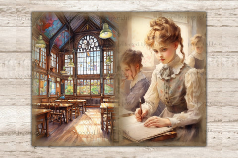 Teacher Junk Journal | Victorian Printables SVG GlamArtZhanna 