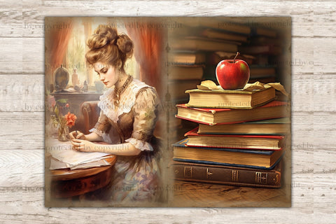 Teacher Junk Journal | Victorian Printables SVG GlamArtZhanna 