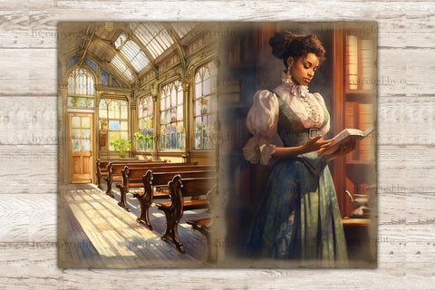 Teacher Junk Journal | Vintage Ephemera SVG GlamArtZhanna 