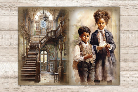 Teacher Junk Journal | Vintage Ephemera SVG GlamArtZhanna 