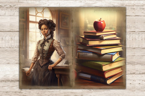 Teacher Junk Journal | Vintage Ephemera SVG GlamArtZhanna 