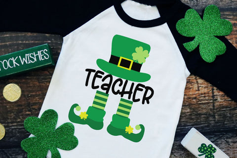 Teacher Leprechaun SVG Morgan Day Designs 