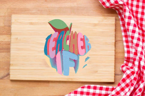 Teacher Life Apple Sublimation SVGArt 