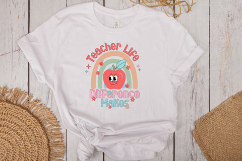 Teacher Life Difference Makes PNG Design Sublimation Rupkotha 