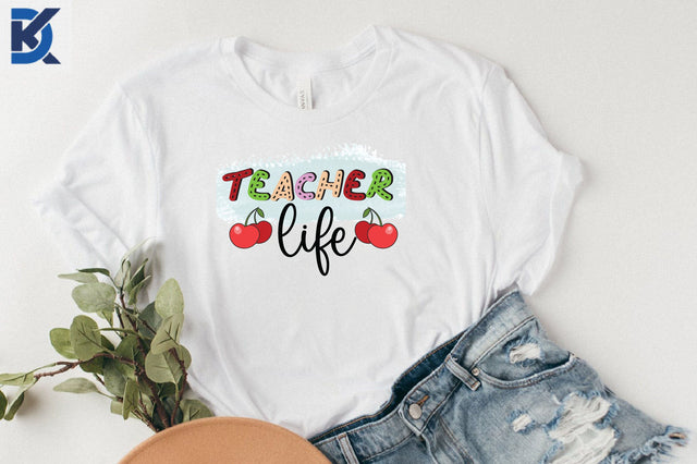 Teacher Life PNG Back to School PNG SVG SVGista 