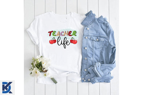 Teacher Life PNG Back to School PNG SVG SVGista 