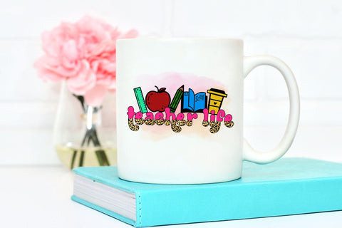 Teacher Life PNG I Teacher Sublimation I Teacher Shirt PNG Sublimation Happy Printables Club 