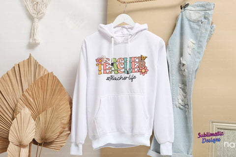 Teacher Life Sublimation PNG Sublimation Sublimatiz Designs 