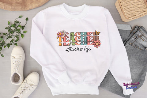 Teacher Life Sublimation PNG Sublimation Sublimatiz Designs 