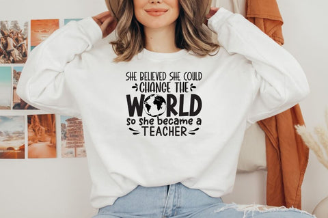 Teacher Life SVG Bundle, Retro Teacher SVG Bundle SVG DESIGNISTIC 