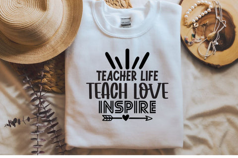 Teacher Life SVG Bundle, Retro Teacher SVG Bundle SVG DESIGNISTIC 