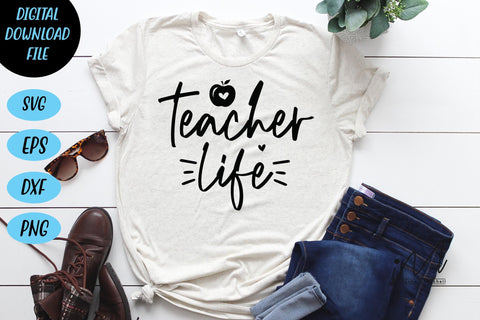 teacher life svg, teacher shirt svg, teacher gift svg,teacher appreciation svg,gift for teacher svg, teacher svg SVG Isabella Machell 