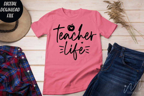 teacher life svg, teacher shirt svg, teacher gift svg,teacher appreciation svg,gift for teacher svg, teacher svg SVG Isabella Machell 