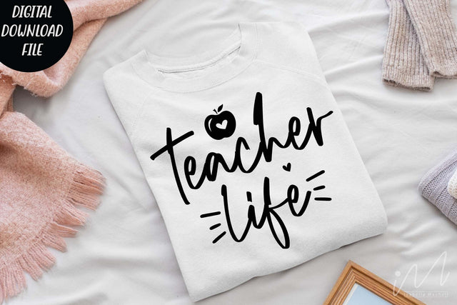 teacher life svg, teacher shirt svg, teacher gift svg,teacher appreciation svg,gift for teacher svg, teacher svg SVG Isabella Machell 