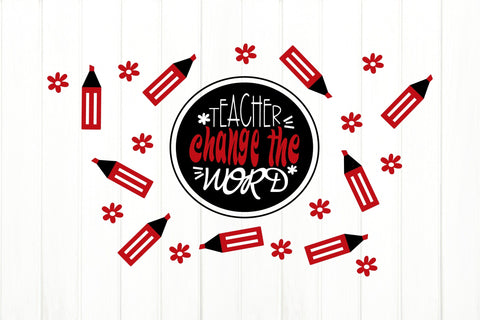 Teacher Life, Teacher Quotes Cold Cup Bundle. Venti Cold Cup SVG Olga Terlyanskaya 